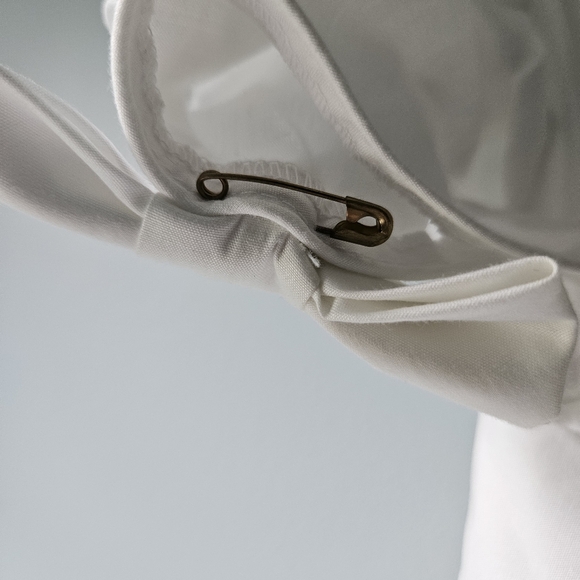 Vintage Ruth of Carolina White Dress Heirloom Cotton Blend - Picture 7 of 8